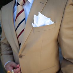 Costum de barbati bej Regular Fit Sacou si Pantalon C4841 2