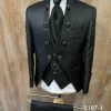 Costum negru ceremonie copii set 4 piese - K5187-1-Costume Copii