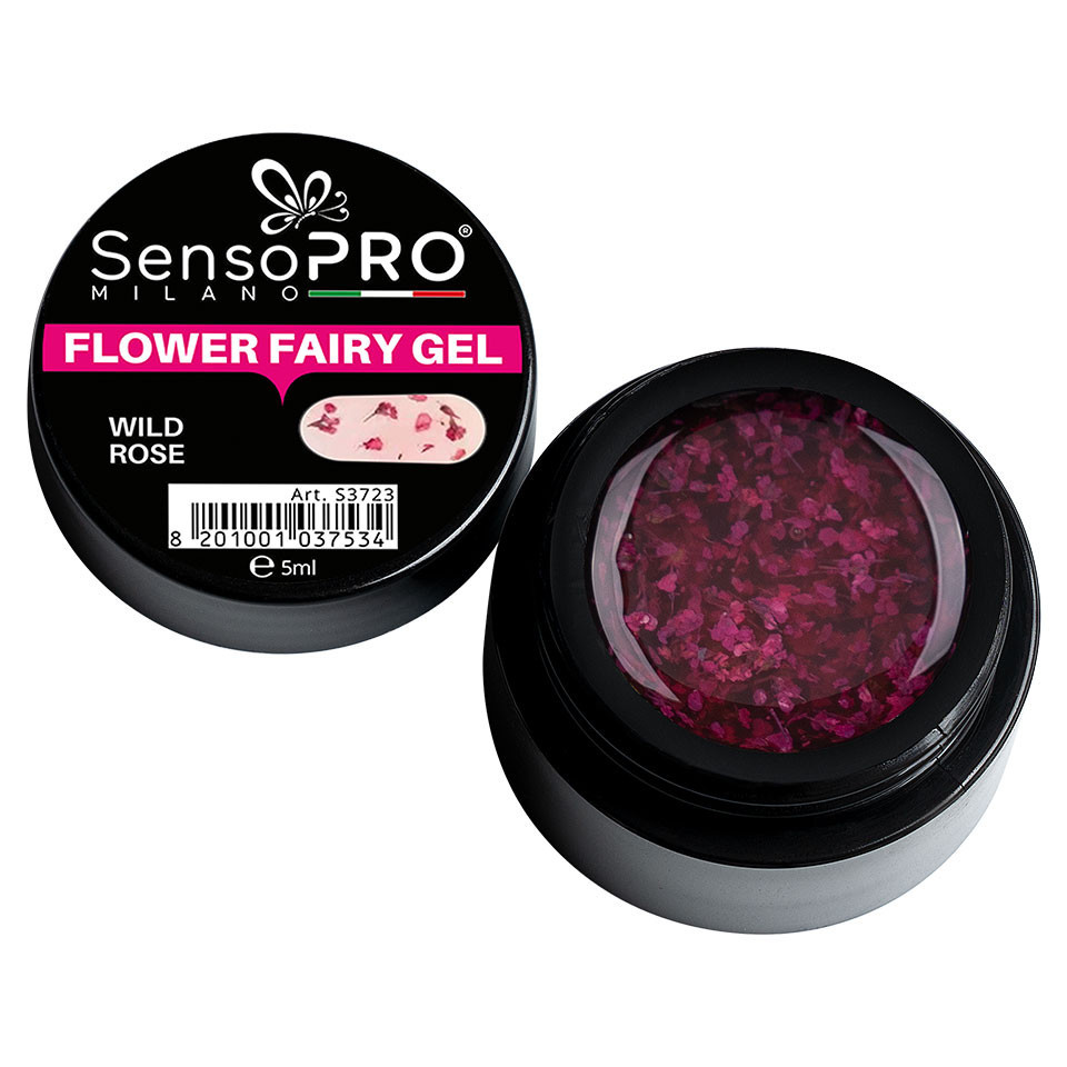 Flower Fairy Gel UV SensoPRO Milano - Wild Rose 5ml-Geluri UV > Flower Fairy Gel