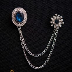 Argintiu cu piatra albastra - LT400-Accesorii