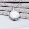 Medalion rotund cu poze in interior - My Paw - Argint 925 Rodiat-Toate >> Argint 925 >> Lantisoare Argint >> Noutati