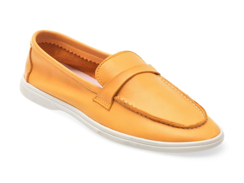 Mocasini casual SHOES galbeni