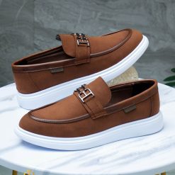 Mocasini de barbati casual maro talpa inalta ultra usoara – AD607 11