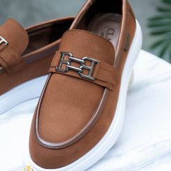 Mocasini de barbati casual maro talpa inalta ultra usoara – AD607 12