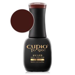 Oja semipermanenta Cupio Brown Red 15ml-Oje Semipermanente-Culori fara sclipici