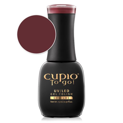 Oja semipermanenta Cupio Marsala 15ml-Oje Semipermanente-Culori fara sclipici