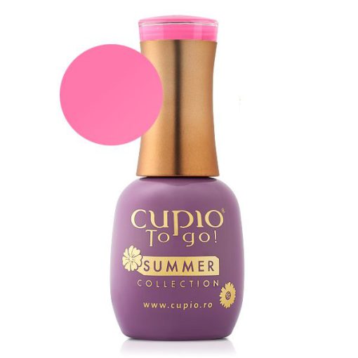 Oja semipermanenta Cupio To Go! Summer Collection - Frisky Pink 15ml-sunkissed.-Manichiura