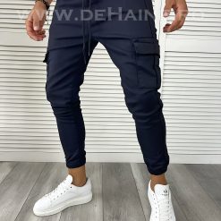 Pantaloni barbati casual bleumarin B9245 P18-4.3-Pantaloni > Pantaloni casual