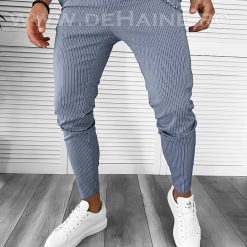 Pantaloni barbati casual regular fit in dungi B7867 E 12-3 ~-Pantaloni > Pantaloni casual