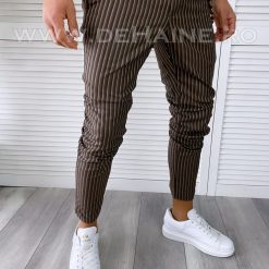Pantaloni barbati casual regular fit maro B1749 34-4 E ~-Pantaloni > Pantaloni casual