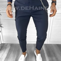 Pantaloni barbati eleganti bleumarin B1769 E 27-2 ~-Pantaloni > Pantaloni eleganti