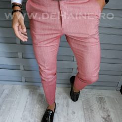 Pantaloni barbati eleganti roz B1804 E 66-4 ~-Pantaloni > Pantaloni eleganti