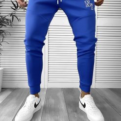 Pantaloni de trening albastri conici 12347 13-4.3-Pantaloni > Pantaloni de trening