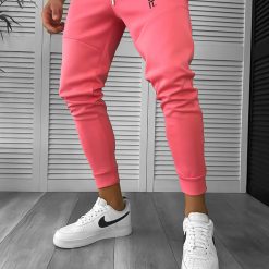 Pantaloni de trening roz 12616-Pantaloni > Pantaloni de trening