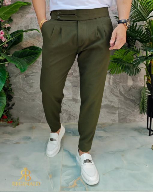 Pantaloni eleganti verde