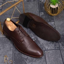 din piele naturala maro - P1257-Reduceri