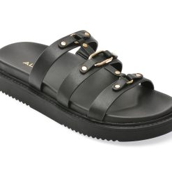 Papuci casual ALDO negre