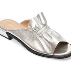 Papuci casual EPICA argintii