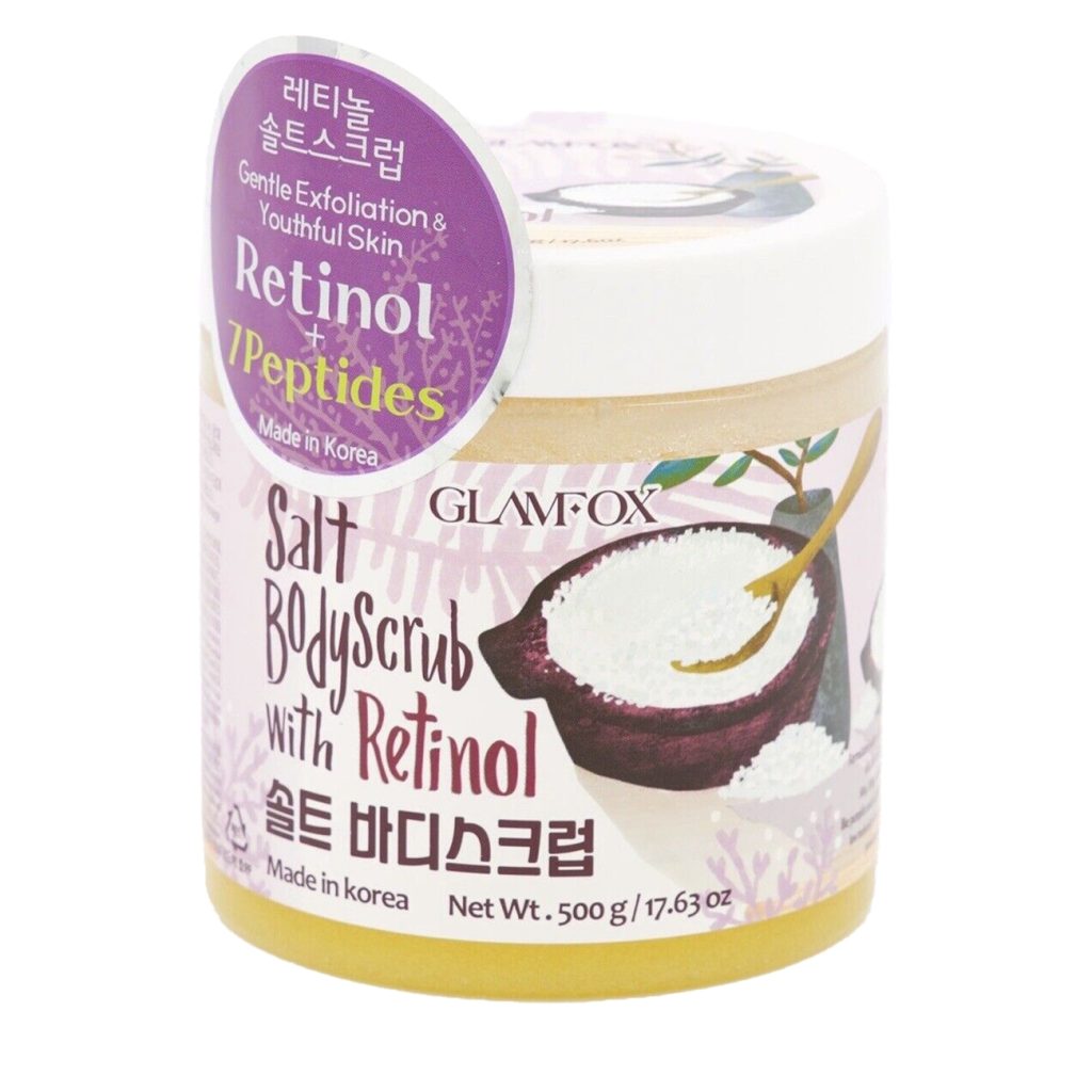 Retinol - salt body scrub 500 gr-Ingrijirea pielii-Ingrijire corp > Creme si lotiuni