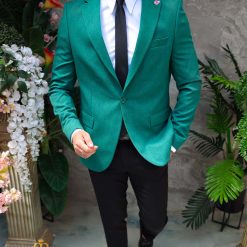 Sacou Verde de barbati Slim Fit SC896 5