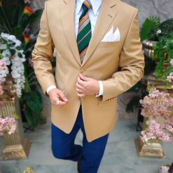 Sacou de barbati Regular Fit Crem SC900 4