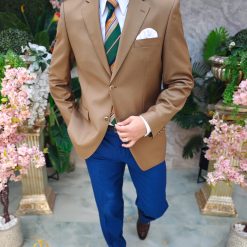 Sacou de barbati Regular Fit Maro SC901 4