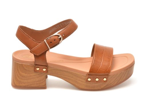 Sandale casual CLARKS maro