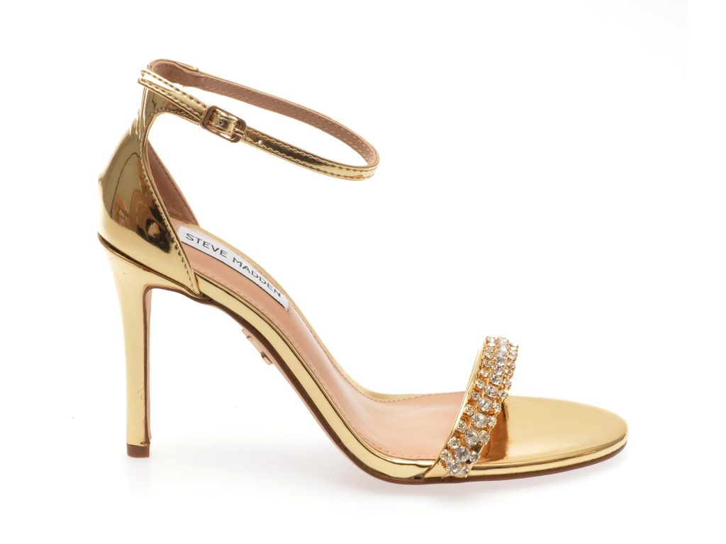 Sandale elegante Steve Madden aurii