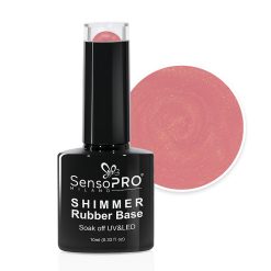 Shimmer Rubber Base SensoPRO Milano - #13 Musical Rose Shimmer Gold