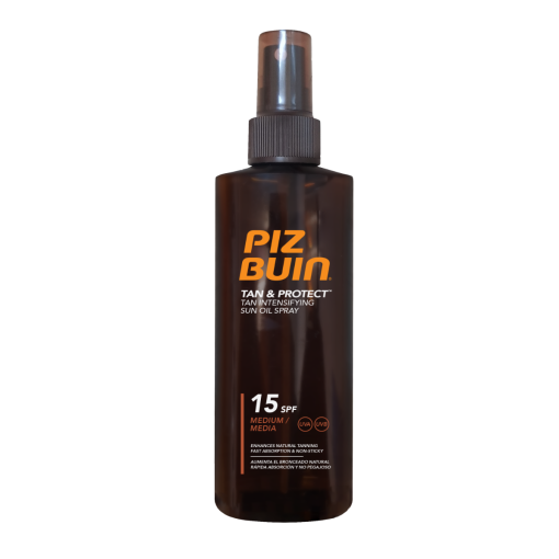 Spray ulei pentru bronzare accelerata SPF 15 Tan & Protect Piz Buin-Ingrijire Corp-Protectie solara