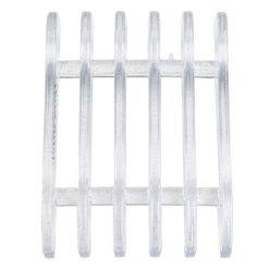 Suport Pensule Unghii LUXORISE 5 sloturi Transparent cu Sclipici 2