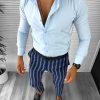 Tinuta barbati smart casual Pantaloni + Camasa 12626 E-Tinute barbati smart casual > Tinute barbati smart casual din 2 piese