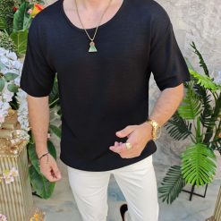 Tricou de barbati Negru TR1054 3