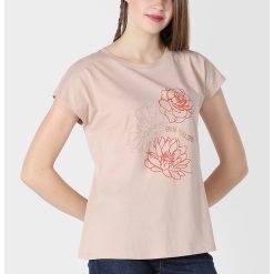 Tricou regular fit cu imprimeu floral-FEMEI-IMBRACAMINTE/Tricouri si maiouri