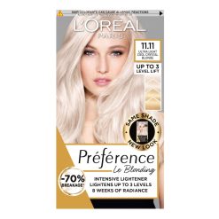 Vopsea de par permanenta cu amoniac Preference Le Blonding 11.11 Blond Ultra Deschis cu Efect Cenusiu - 178 ml-FEMEI-GENTI SI ACCESORII/Produse cosmetice