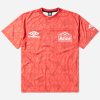 X Umbro Red Roses SS Football Jersey-Barbati