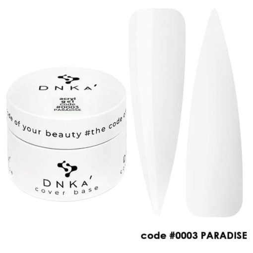 Acryl Gel DNKa 30ml 0003- Paradise - Everin-GEL DE UNGHII / GEL DE CONSTRUCTIE ❤️ > Polygel DNKa