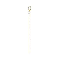 CERCEL din argint Golden Long Rope-Cercei