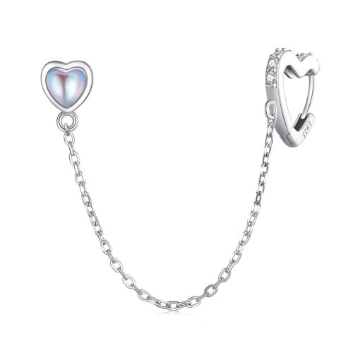 CERCEL din argint Silver Shiny Heart-Cercei >> CERCEL