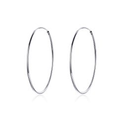 Cercei din argint Big Silver Hoops-Cercei >> Cercei din argint