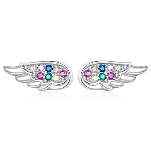 Cercei din argint Colorful Wings-Cercei >> Cercei din argint