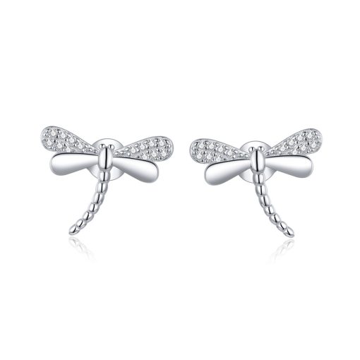 Cercei din argint Glamour Dragonflies-Cercei