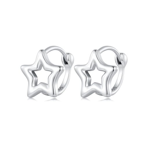 Cercei din argint Silver Star Glimmer-Cercei >> Cercei din argint