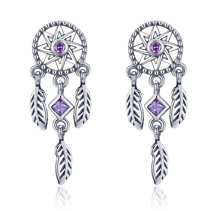 Cercei din argint Vintage Dream Catcher-Cercei >> Cercei din argint