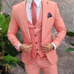 Costum de barbati Corai Sacou Vesta si Pantalon C4188 4