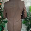 Costum de barbati maro cu dungi