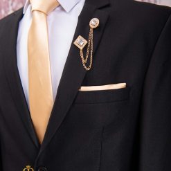 Costum elegant Negru Sacou si Pantalon C4512 2