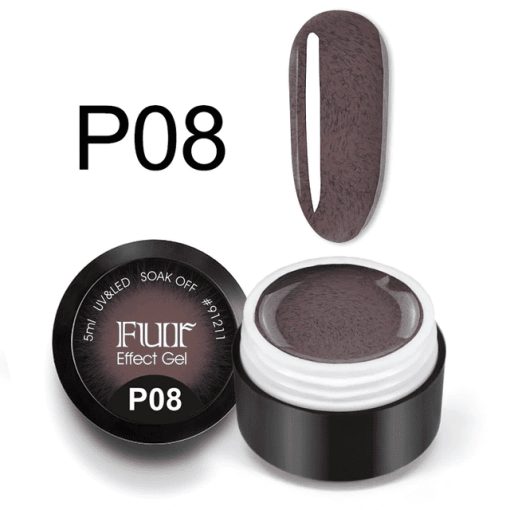 FUR EFFECT COLOR GEL P08 - P08 - Everin.ro-GELURI COLORATE ❤️ > FUR EFFECT COLOR GEL