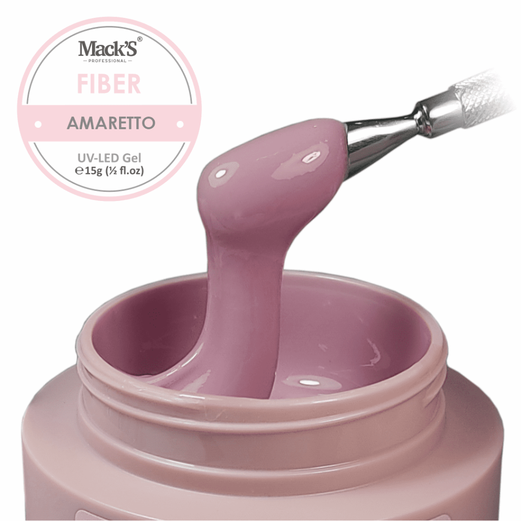 Gel Constructie Fiber Amaretto 15ml Macks - FA15-MKS - Everin.ro-GEL DE UNGHII / GEL DE CONSTRUCTIE ❤️ > MACKS