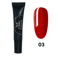 Gel pentru stampila la tub Everin- 03 Rosu - SGE-03 - Everin.ro-GELURI COLORATE ❤️ > GEL PENTRU STAMPILA LA TUB
